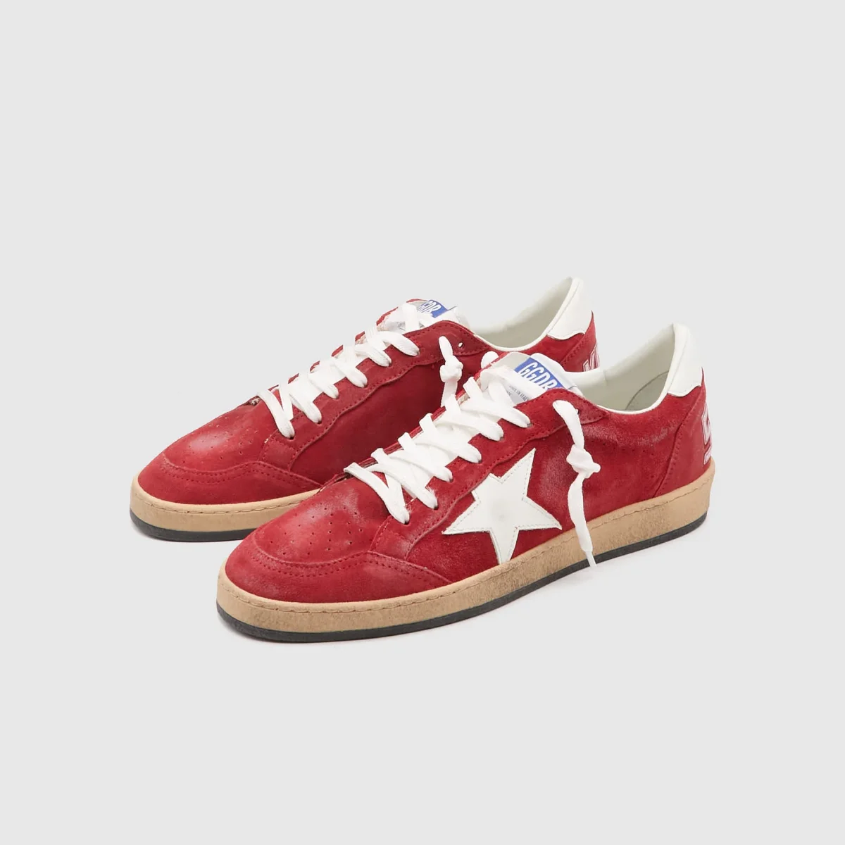 Golden Goose Ball Star Red White Sneakers