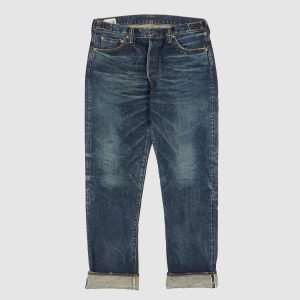 Master Craft Union 5-Pocket EDO Straight Omoi x Dark Vintage Selvage Jeans